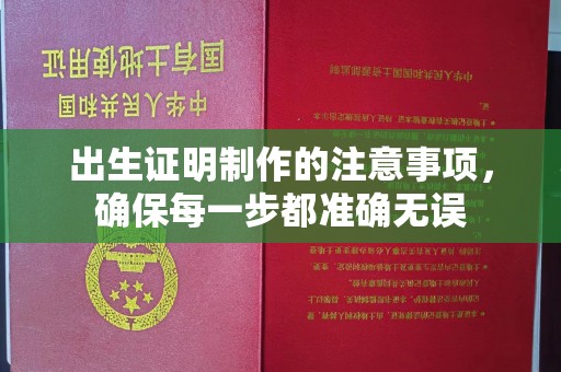 恒山出生证明制作的注意事项，确保每一步都准确无误